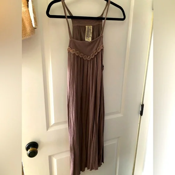 Free People Size Small Beige/ Tan Dress - Picture 1 of 1